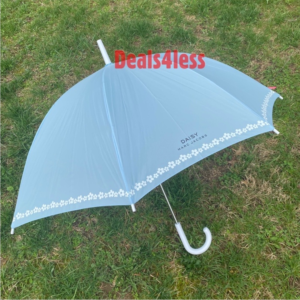 Marc Jacobs Daisy Light Blue Floral Rain Umbrella